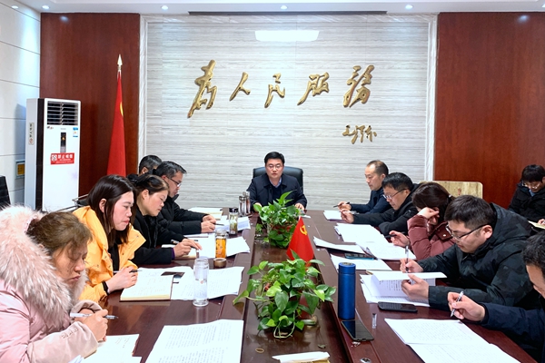 界首市委组织部第一时间传达学习全省改进工作作风为民办实事为企优环境大会精神