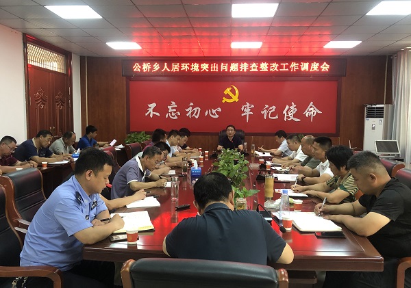 阜南县公桥乡：党建引领打好人居环境排查整治组合拳